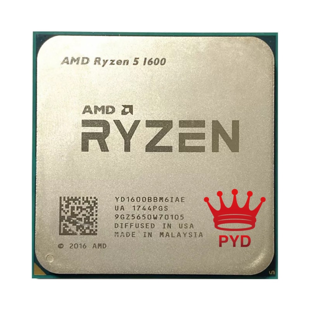 AMD Ryzen 5 1600 μ, 3.2GHz 6 ھ 12  65W ..